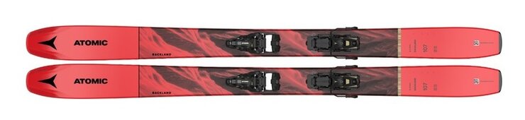 Lyže Atomic Backland 107 + Shift 13 MNC Red 21/22