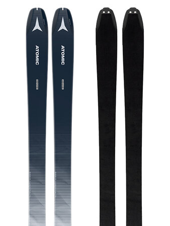 Skialpinistické lyže Atomic Backland WMN 85 + SKIN 85 Dark Blue/Light 21/22