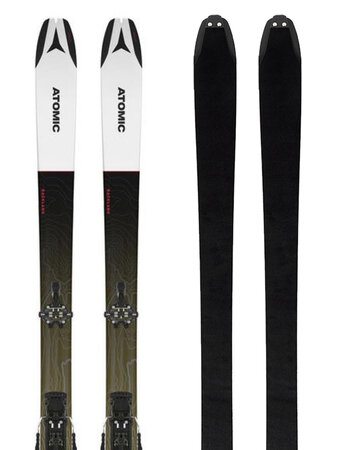 Skialpinistické lyže Atomic Backland 80 PT +BL Tour + Skin White/Black