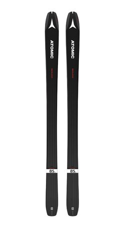Skialpinistické lyže Atomic Backland 85 UL Black + pásy Hyb Skin 85 21/22