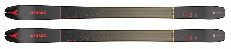 Skialpinistické lyže Atomic Backland 86 SL + Skin 85/86 Red/Black 21/22