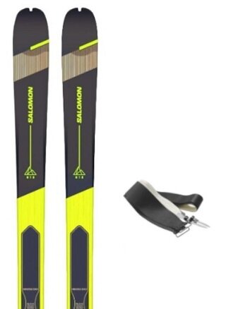 Skialpinistické lyže Salomon T Mtm 84 Pure + Skins Pure Brown/Grey 23/24 Skialpinistické lyže Salomon T Mtm 84 Pure + Skins Pure Brown/Grey 23/24