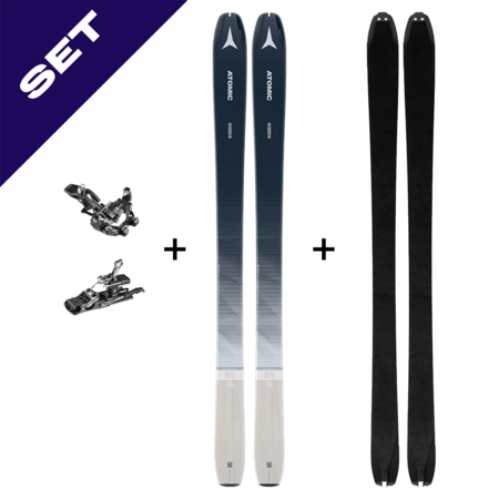 Skialpový set Atomic Backland WMN 85 Dark Blue/Ligh Grey
