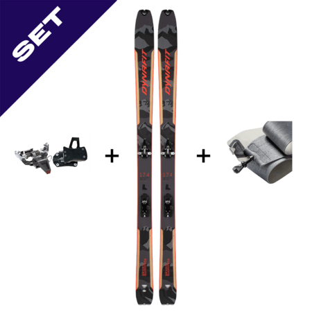 Skialpový set Dynafit Seven Summits Set Grey/Red 21/22