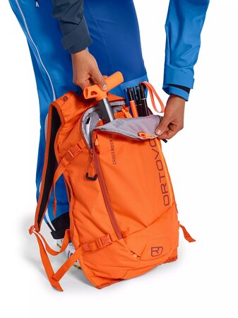 Skialpový batoh Ortovox Cross Rider 22 Burning Orange