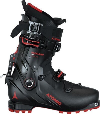Skialpové lyžiarky Atomic Backland Carbon Black/Red 23/24 Skialpové lyžiarky Atomic Backland Carbon Black/Red 23/24