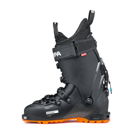 Skialpové lyžiarky Scarpa 4-Quattro SL Black/Orange 22/23