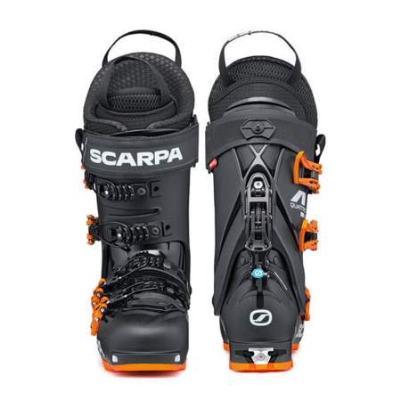 Skialpové lyžiarky Scarpa 4-Quattro SL Black/Orange 22/23