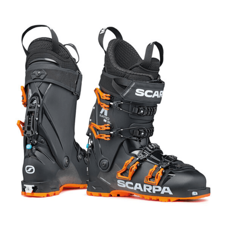 Skialpové lyžiarky Scarpa 4-Quattro SL Black/Orange 22/23
