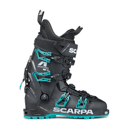 Skialpové lyžiarky Scarpa 4-Quattro SL WMN Black/Lagoon 22/23