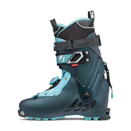 Skialpové lyžiarky Scarpa F1 Wmn Anthracite/Aqua 24/25