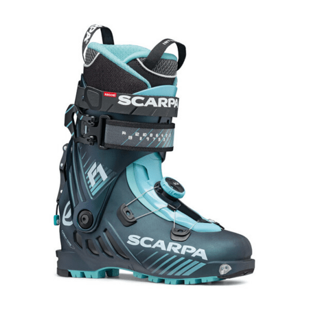 Skialpové lyžiarky Scarpa F1 Wmn Anthracite/Aqua 24/25