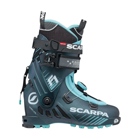Skialpové lyžiarky Scarpa F1 Wmn Anthracite/Aqua 24/25