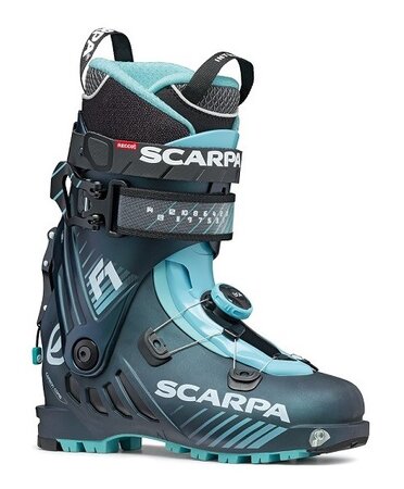 Skialpove lyžiarky Scarpa F1 WMN Antracite/Aqua 20/21