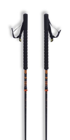 Skialpové palice Black Crows Duos Freebird Black/Orange 21/22