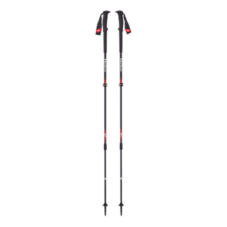 Skialpové palice Black Diamond Trail Pro Trekking Poles Black/Red