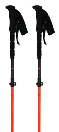 Skialpové palice Blizzard Tour Telescopic Ski Poles Black/Orange