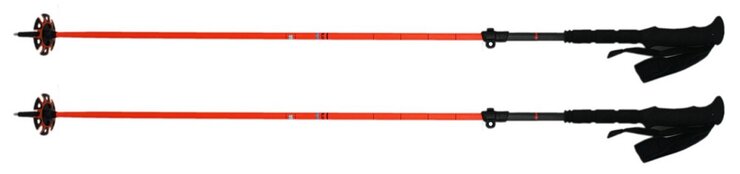 Skialpové palice Blizzard Tour Telescopic Ski Poles Black/Orange