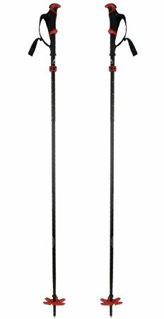Splitboardové palice Burton X Black Diamond Compactor Poles Black/Red