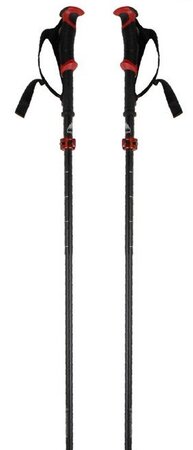 Splitboardové palice Burton X Black Diamond Compactor Poles Black/Red
