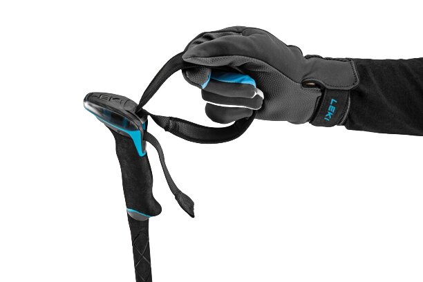 Skialpové palice Leki Guide Lite 2 Silver Gray Petrol/Back