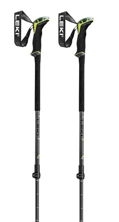 Skialpové palice Leki Guide Lite 2 Carbon Dark Anthracite/Neon Yellow/Black