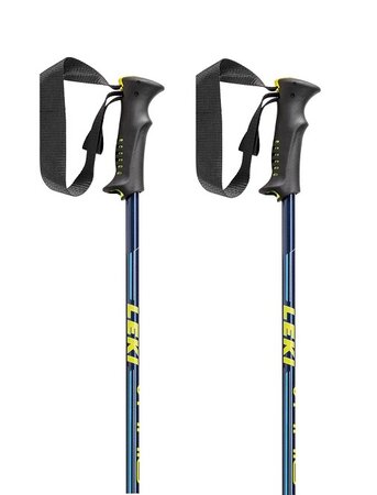 Skialpové palice Leki Vario XS Downriver Blue Metallic/Neonyellow/Cyan