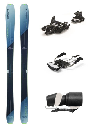 Skialpový set Elan Ripstick Tour 88 W + Kohla SMU Mixmohair + Marker Alpinist 10 + brzda Alpinist