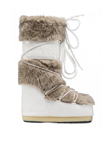 Snehule Moon Boot Classic Faux Fur White Snehule Moon Boot Classic Faux Fur White