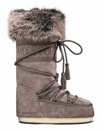 Snehule Moon Boot Velvet Anthracite Snehule Moon Boot Velvet Anthracite