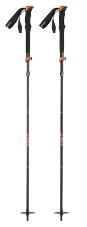 Skialpové palice Union Aluminum Touring Pole Black Skialpové palice Union Aluminum Touring Pole Black