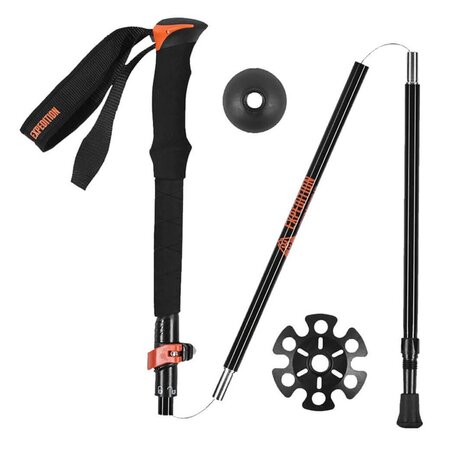 Skialpové palice Union Aluminum Touring Pole Black Skialpové palice Union Aluminum Touring Pole Black