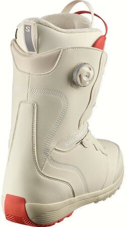 Snowboardové topánky Salomon Ivy BOA SJ BOA Bleached Sand/Almond Milk/Aurora Red