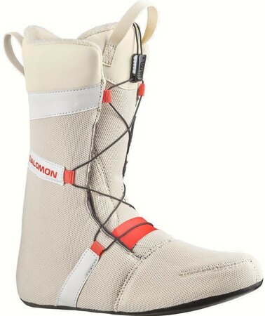 Snowboardové topánky Salomon Ivy BOA SJ BOA Bleached Sand/Almond Milk/Aurora Red