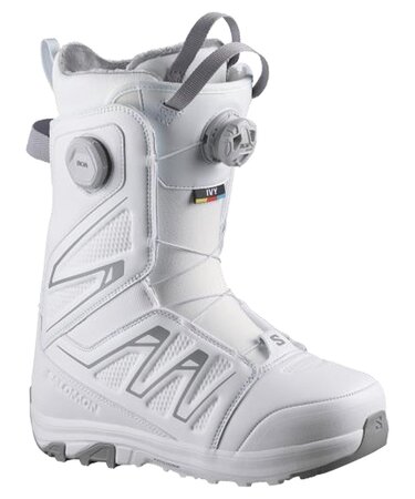 Snowboardové topánky Salomon IVY BOA SJ BOA White/White