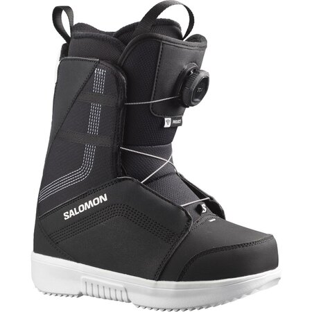 Snowboardové topánky Salomon Project Boa Black/Black/White Snowboardové topánky Salomon Project Boa Black/Black/White