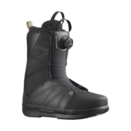 Snowboardové topánky Salomon Titan Boa Black/Black/Roasted Cashew