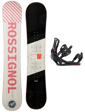 Snowboard Rossignol District Black + Battle Black/Red M/L 20/21