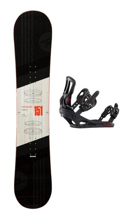 Snowboard Rossignol District Black Wide + Battle Black/Red XL 20/21