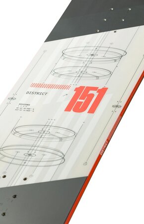 Snowboard Rossignol District Black Wide + Battle Black/Red XL 20/21