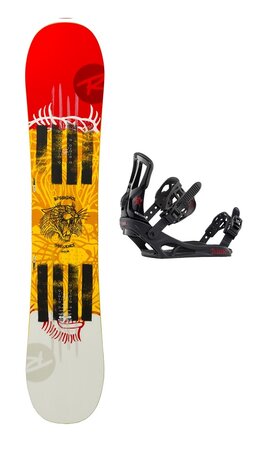 Snowboard Rossignol Jibfluence + Battle Black/Red M/L 20/21
