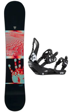 Snowboardový set Rossignol District infrablack+Viper LTD M/L Bulk 22/23