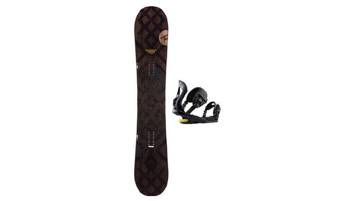 Snowboard Rossignol Angus + Cobra black 19/20 M/L Snowboard Rossignol Angus + Cobra black 19/20 M/L