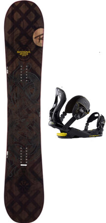 Snowboard Rossignol Angus Wide + Cobra black 19/20 M/L