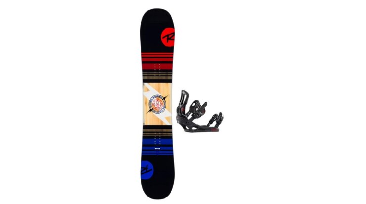 Snowboard Rossignol Jibfluence + Battle black/red 19/20 M/L