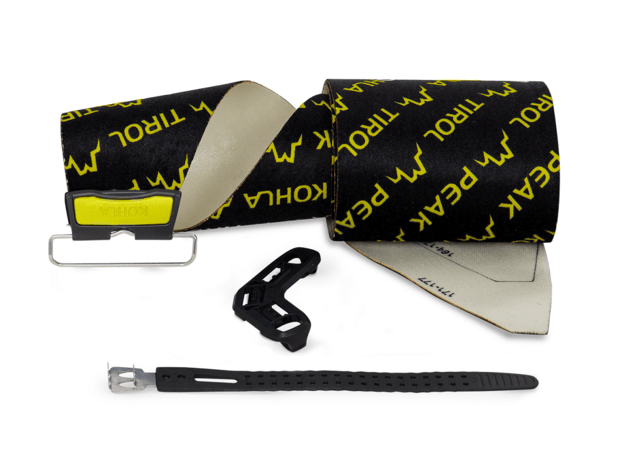 Splitboardové pásy Kohla Peak Mix Multifit 120 mm Schwarz/Sulphur