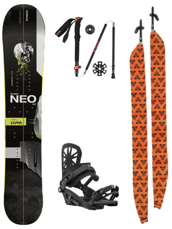 Splitboardový set Neo Slasher + Explorer FC + Union + Aluminium