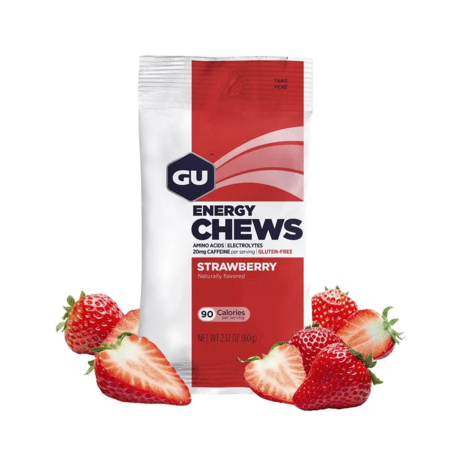 Energetická výživa GU Energy Chews 60 g Strawberry
