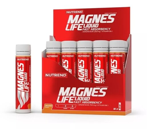Magnézium Nutrend MagnesLife 10x25ml Pomaranč