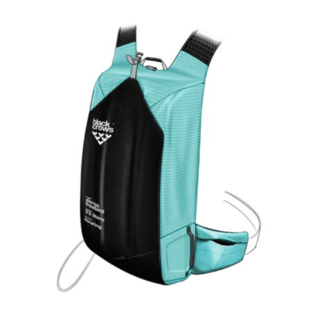 Batoh Black Crows Dorsa Freebird Black/Mint